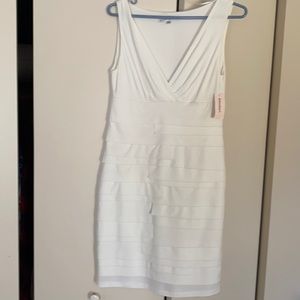 White cocktail dress